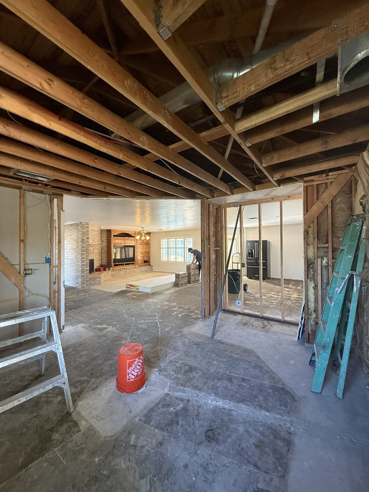 Full home renovation in progress