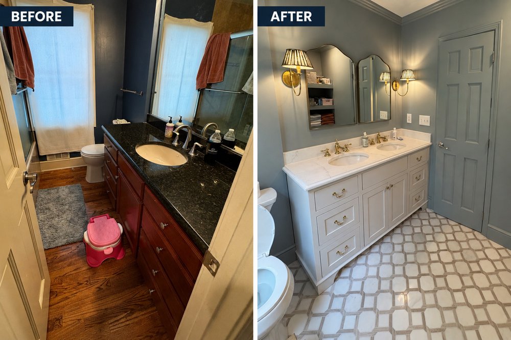 Before and after residential