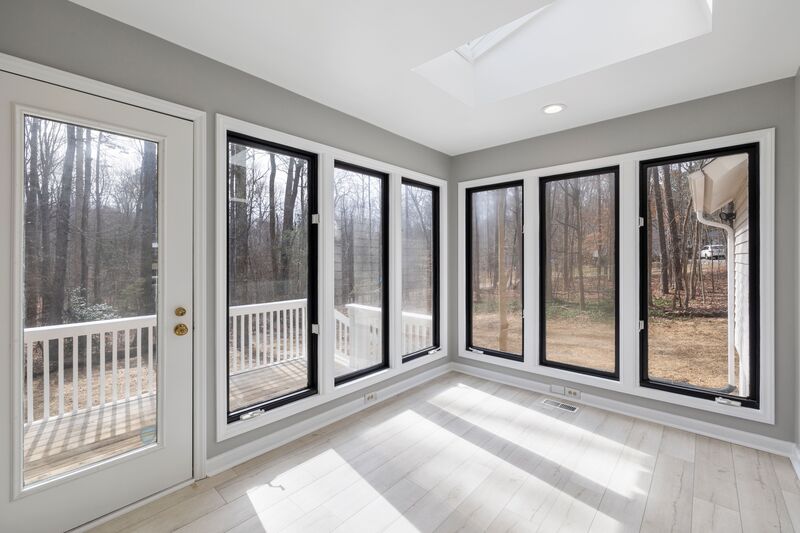Completed sunroom by ProHaska Homes