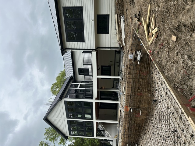 Luxury porch and new construction